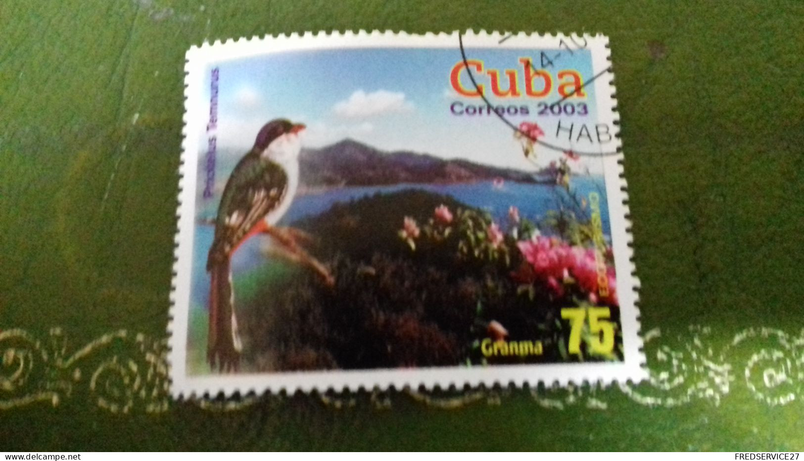 TIMBRE CUBA CORREOS 2003 - Gebruikt