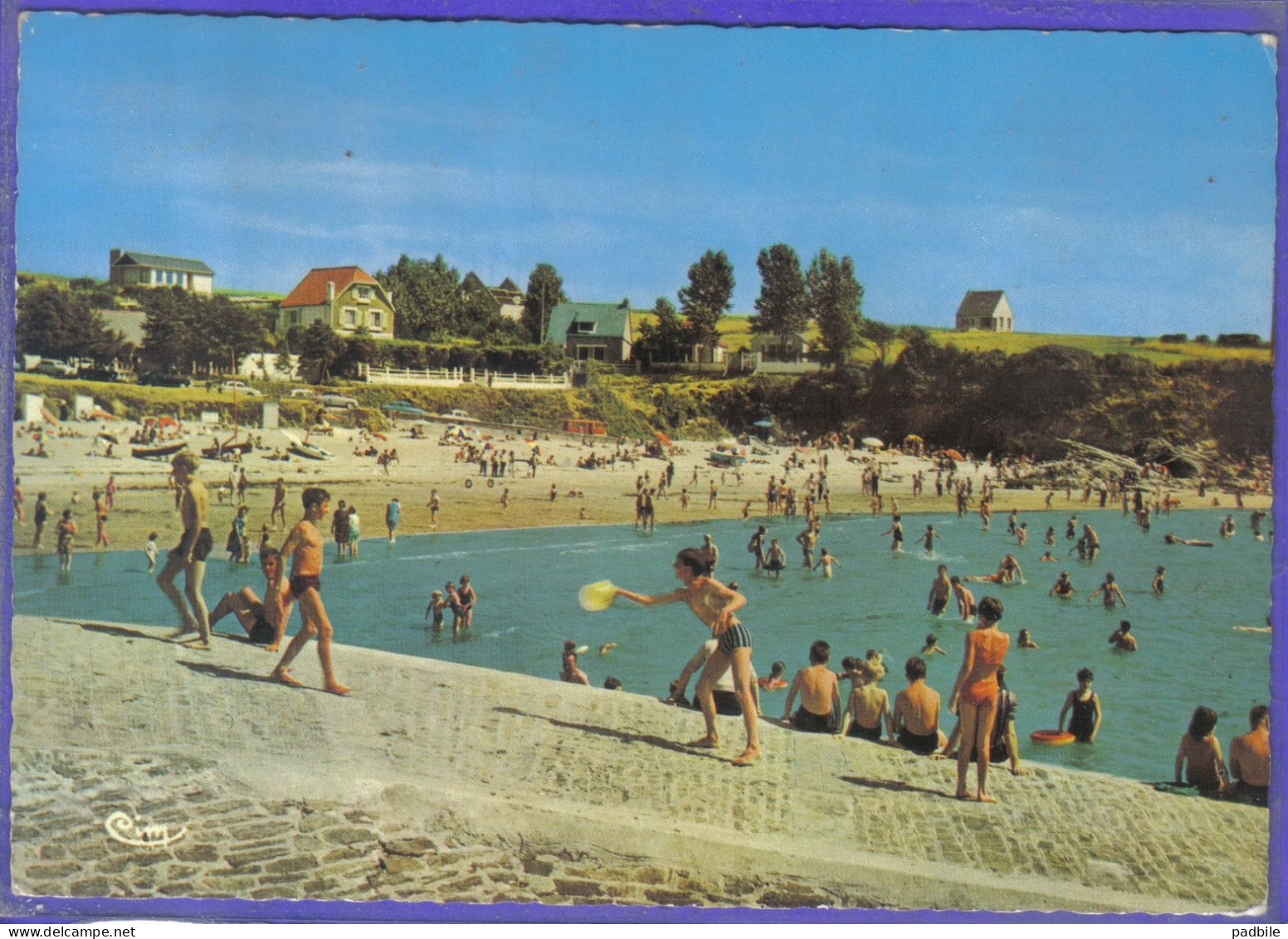 Carte Postale 29. Moelan-sur-mer  Plage De Kerfany-les-Pins   Très Beau Plan - Moëlan-sur-Mer