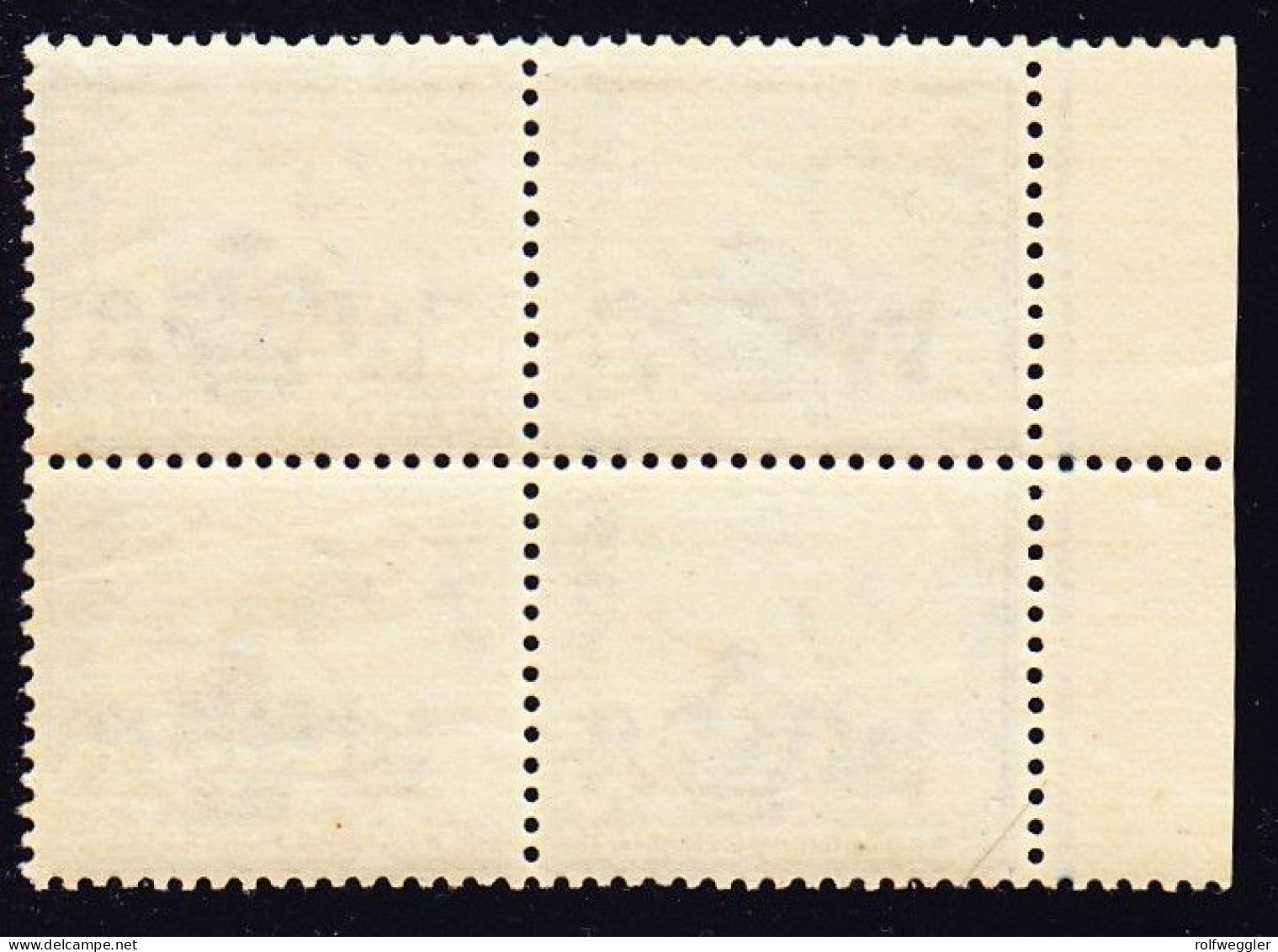 1901 2 1/2d Blau Postfrisch 4er Block Mit Bogenrand. - Ungebraucht