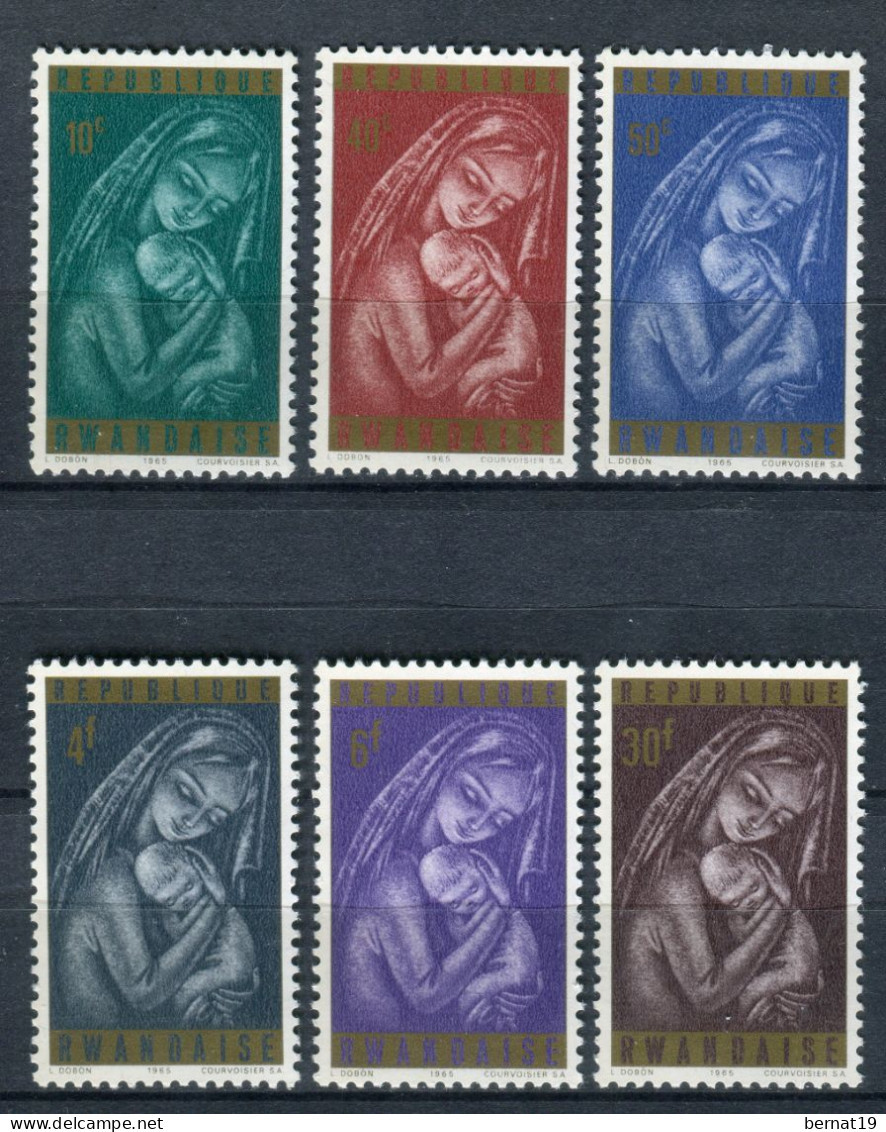 Ruanda 1965. Yvert 128-33 ** MNH. - Unused Stamps