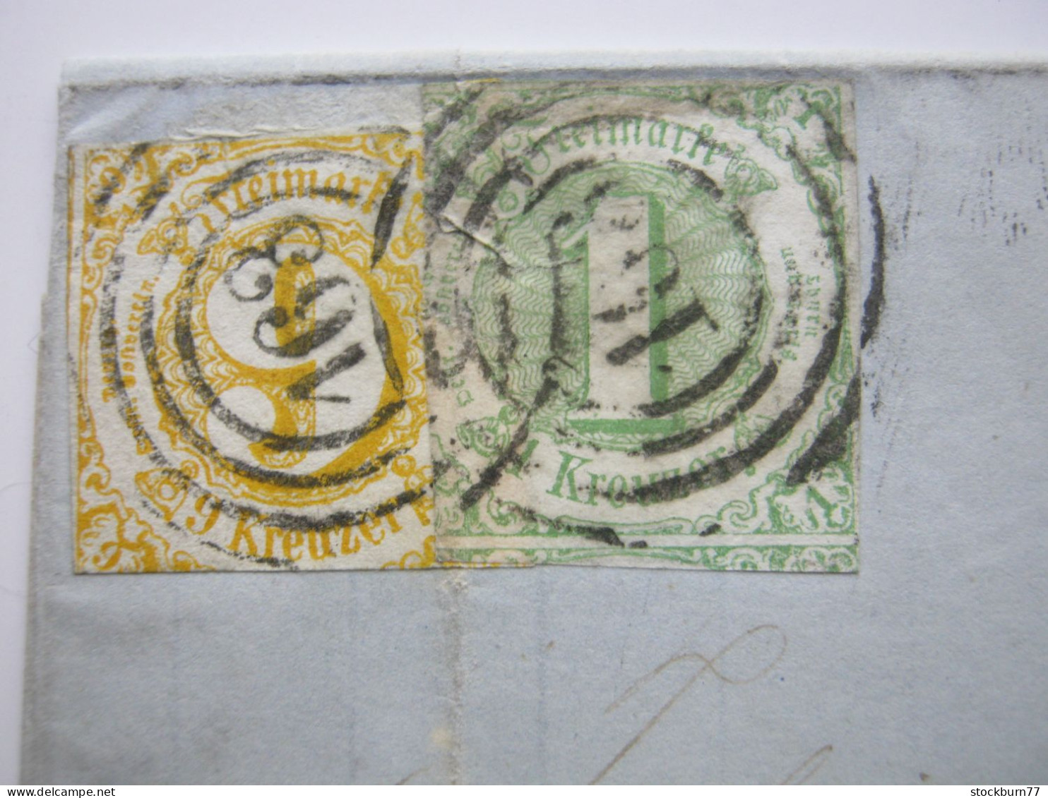 Thurn Und Taxis , 1861 , WORMS , Klarer  Stempel Auf Brief Nach Manchester - Storia Postale