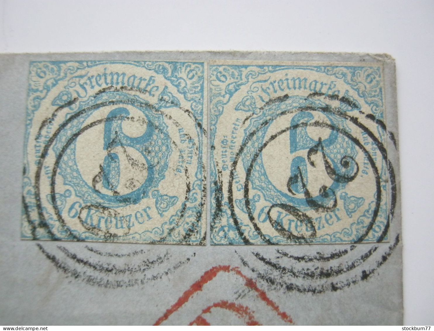 Thurn Und Taxis , 1865 , Frankfurt , Klarer  Stempel Auf Brief Nach Frankreich - Brieven En Documenten