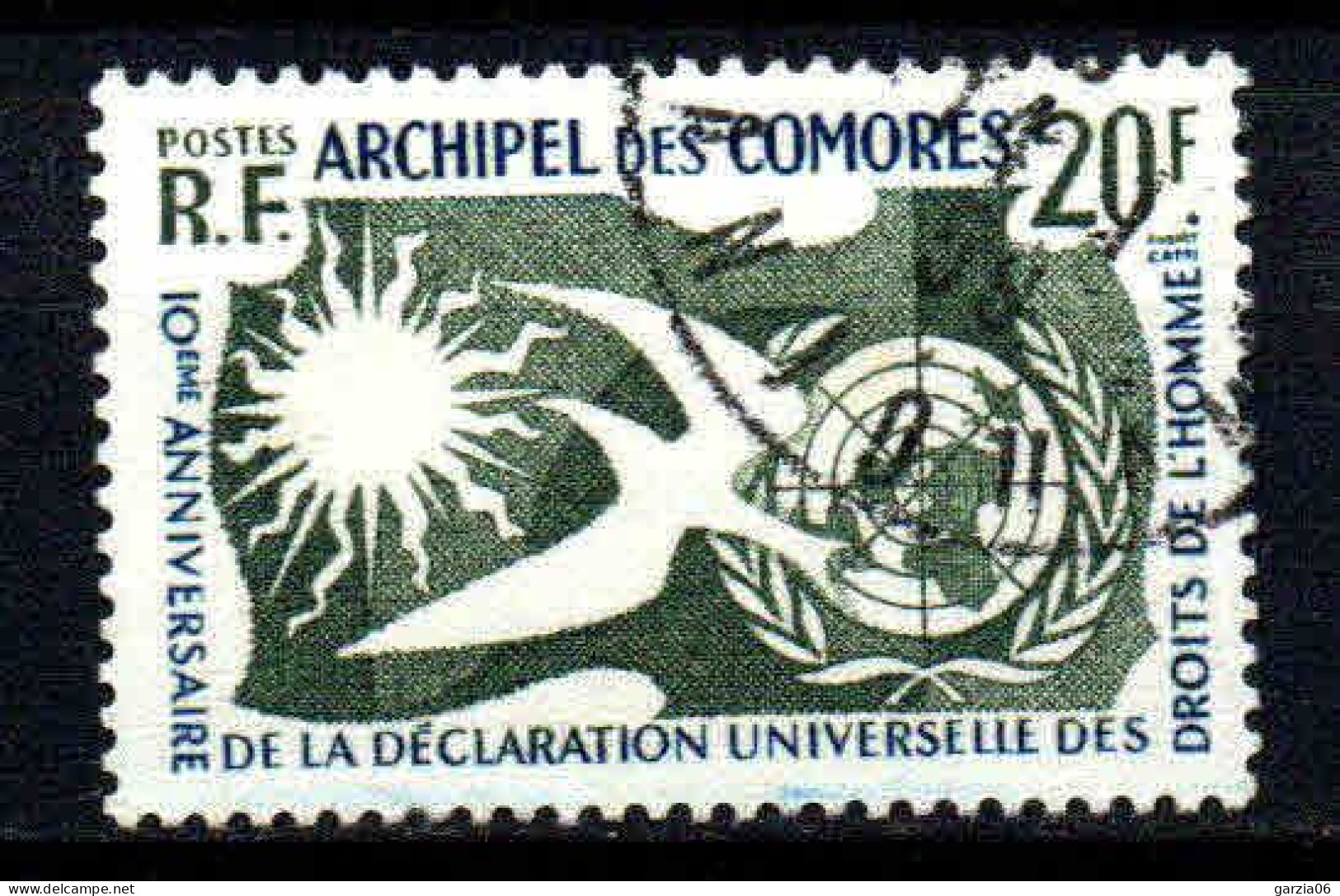 Archipel Des Comores  - 1958  - Droit De L' Homme -  N° 15   - Oblit - Used - Used Stamps