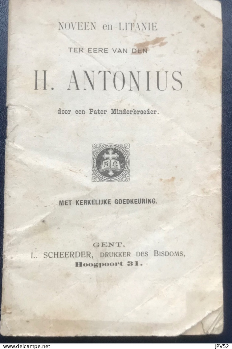 (Bid25) Ancien Image Pieuse - Oud Religieus Bidprentje - H. Antonius - 42p. - Religion & Esotérisme