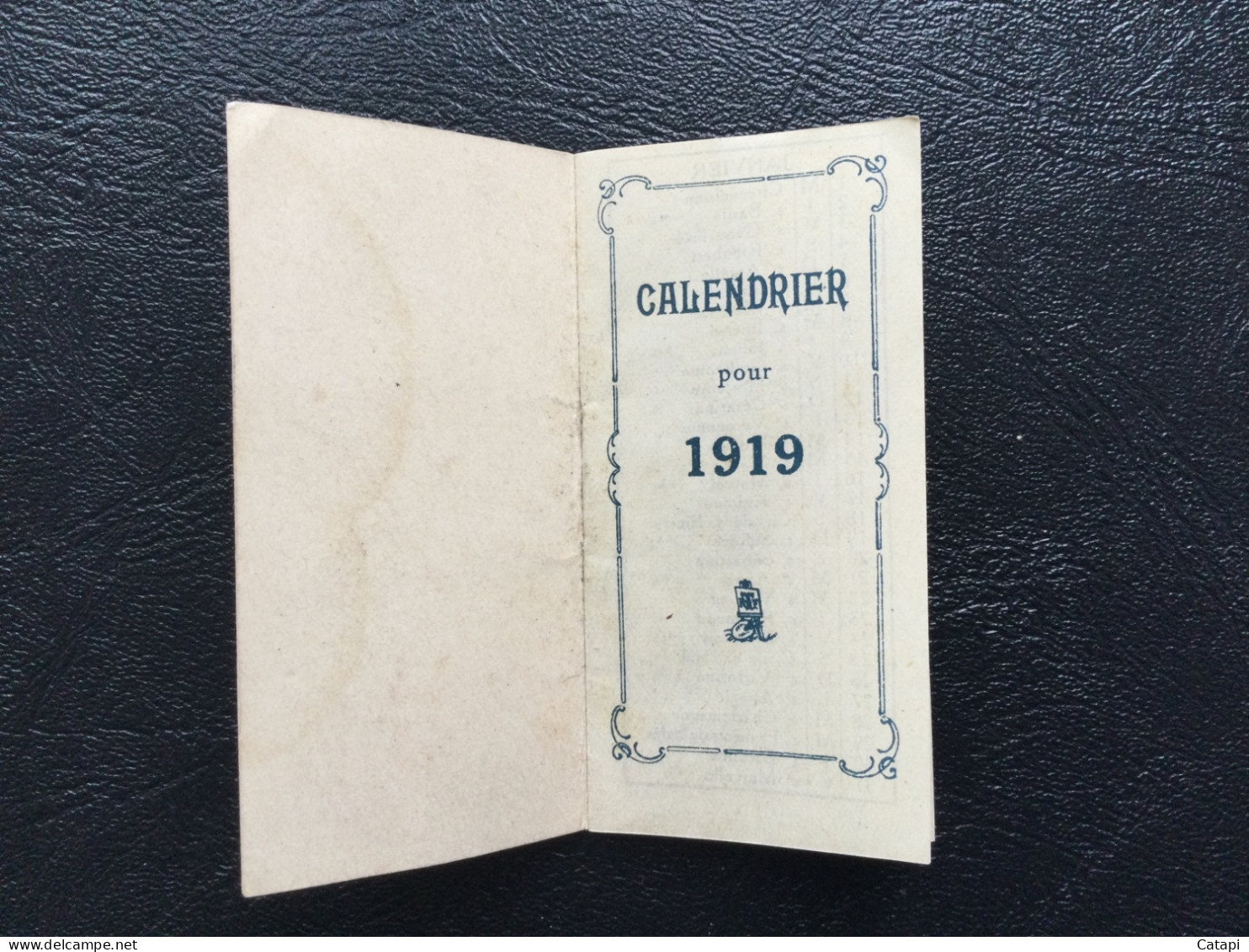 Petit Calendrier De 1919 - Petit Format : 1901-20