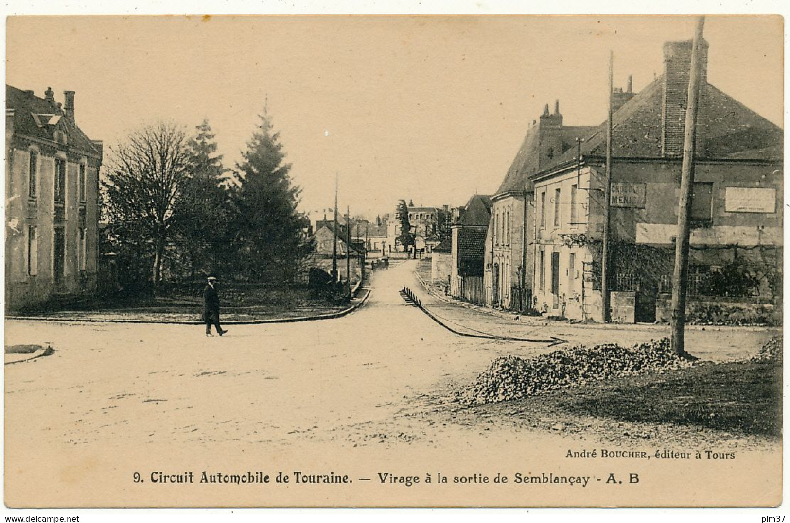 SEMBLANCAY - Course Automobile De L'A.C.F, Circuit De Touraine, Virage à La Sortie - Semblançay