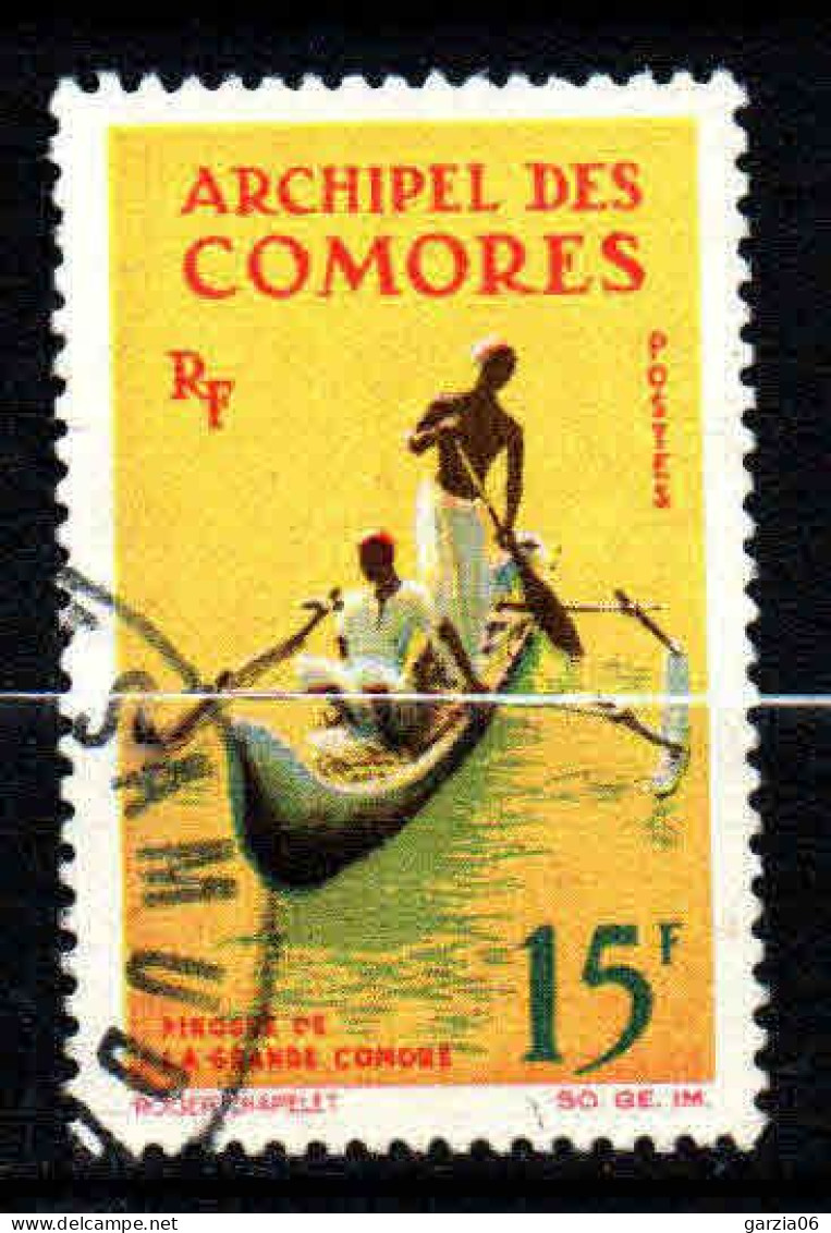 Archipel Des Comores  - 1964  -Embarcations  -  N° 33   - Oblit - Used - Usati