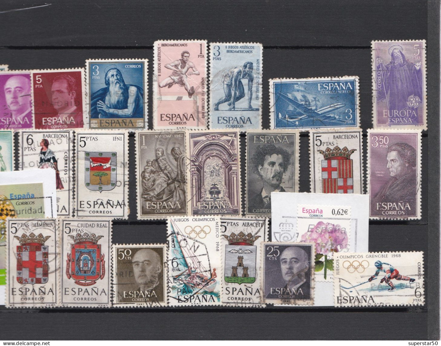 25 Timbres Espagne Sympas !! - Collections