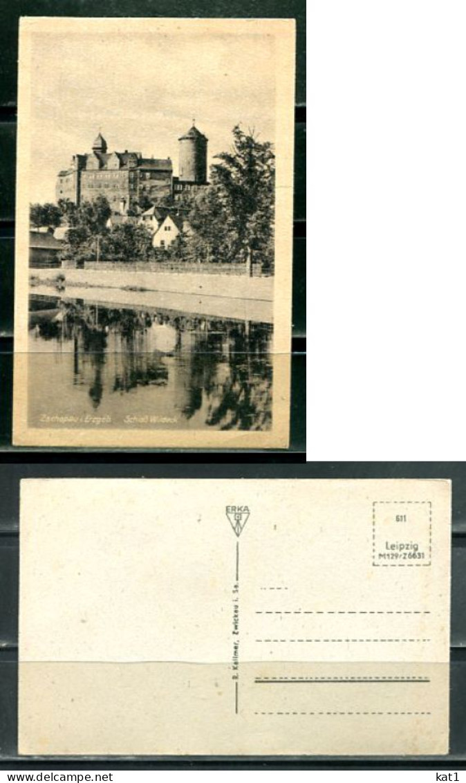K19334)Ansichtskarte: Zschopau, Schloss Wildeck - Zschopau
