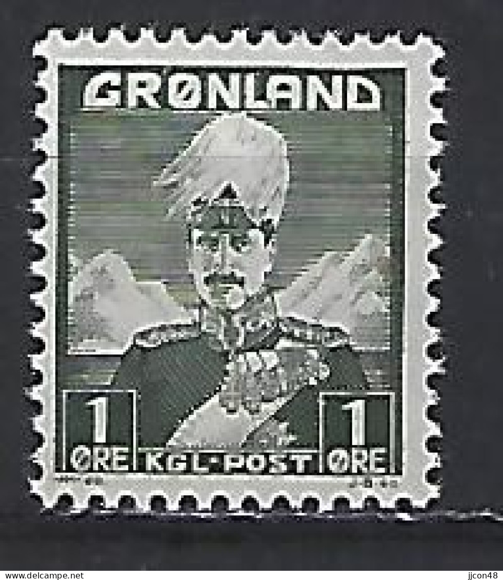 Greenland 1938  King Christian X (**) MNH  Mi.1 - Unused Stamps