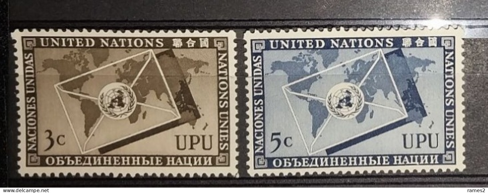 Nations Unies > New-York - Siège De L'ONU > 1951-1959 > Neufs N°17/18 - Unused Stamps