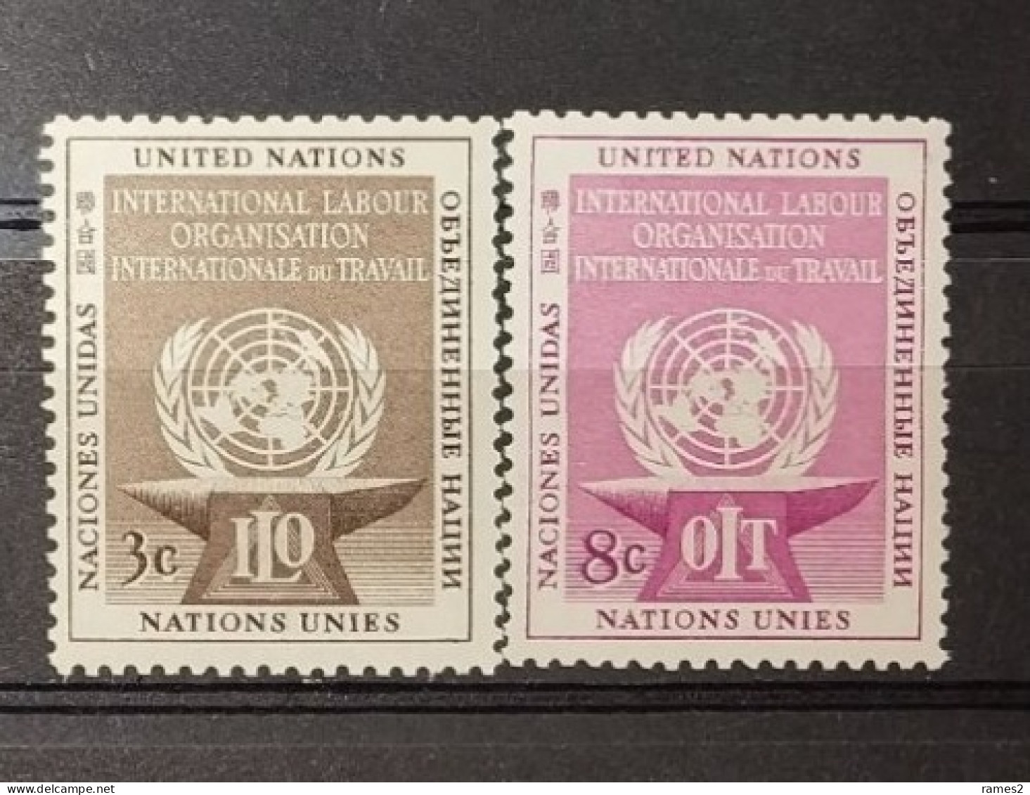 Nations Unies > New-York - Siège De L'ONU > 1951-1959 > Neufs N°27/28 - Nuevos