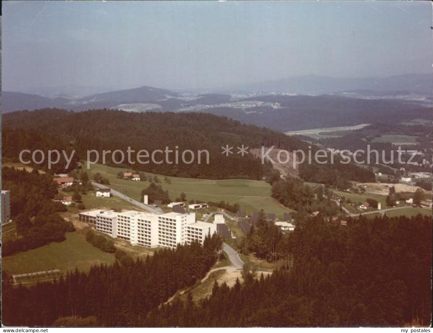 42380007 Freyung Hotel Lusen Fliegeraufnahme Ahornoed - Freyung