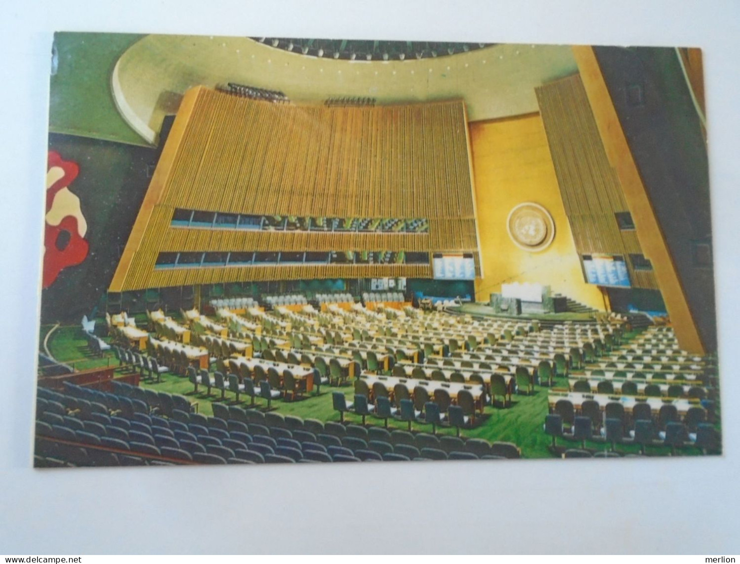 D200298 CPM AK  Lot of 6 postcards  United Nations -Nation Unies  1986  sent to Hungary