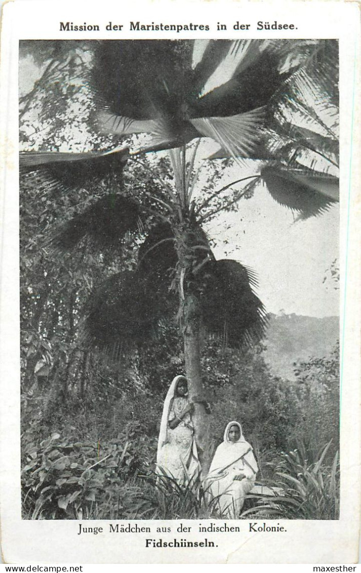 Mission DerMaristenpatres In Der Sudaee ( Jeunes Filles De La Colonie Indienne Des Fidji ) - Fidschi