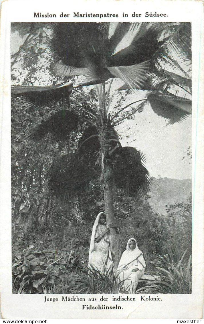 Mission DerMaristenpatres In Der Sudaee ( Jeunes Filles De La Colonie Indienne Des Fidji ) - Fidji