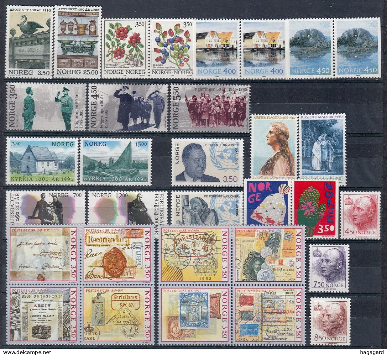 A1983. Norway 1995. Year Set. MNH(**) - Full Years