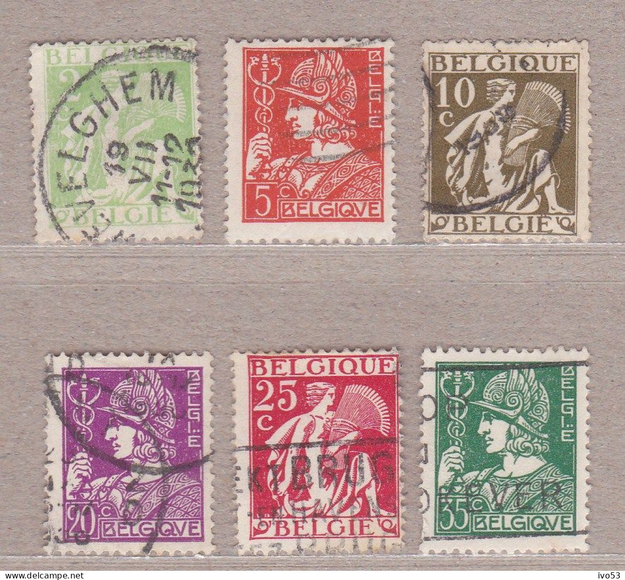 1932 Nr 335-40 Gestempeld (zonder Gom). Ceres & Mercurius. - 1932 Ceres Y Mercurio