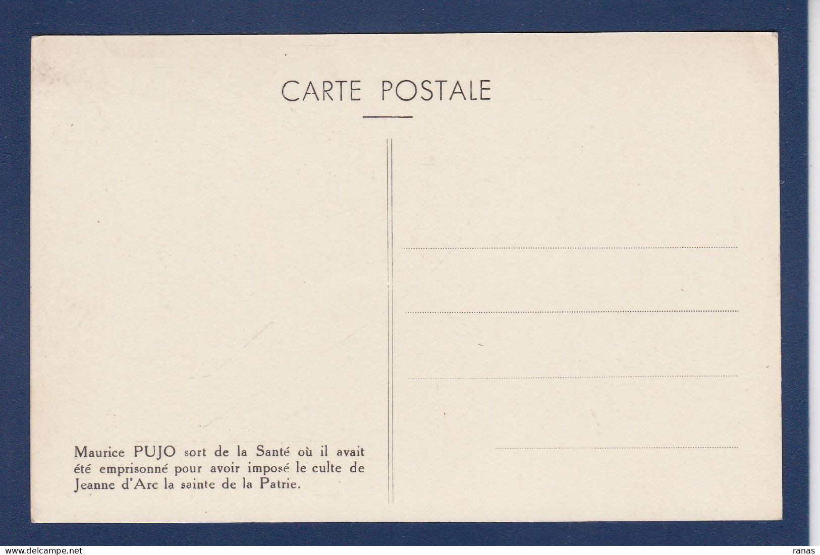 CPA Action Française Camelots Du Roi Non Circulé Voir Scan Du Dos - Parteien & Wahlen