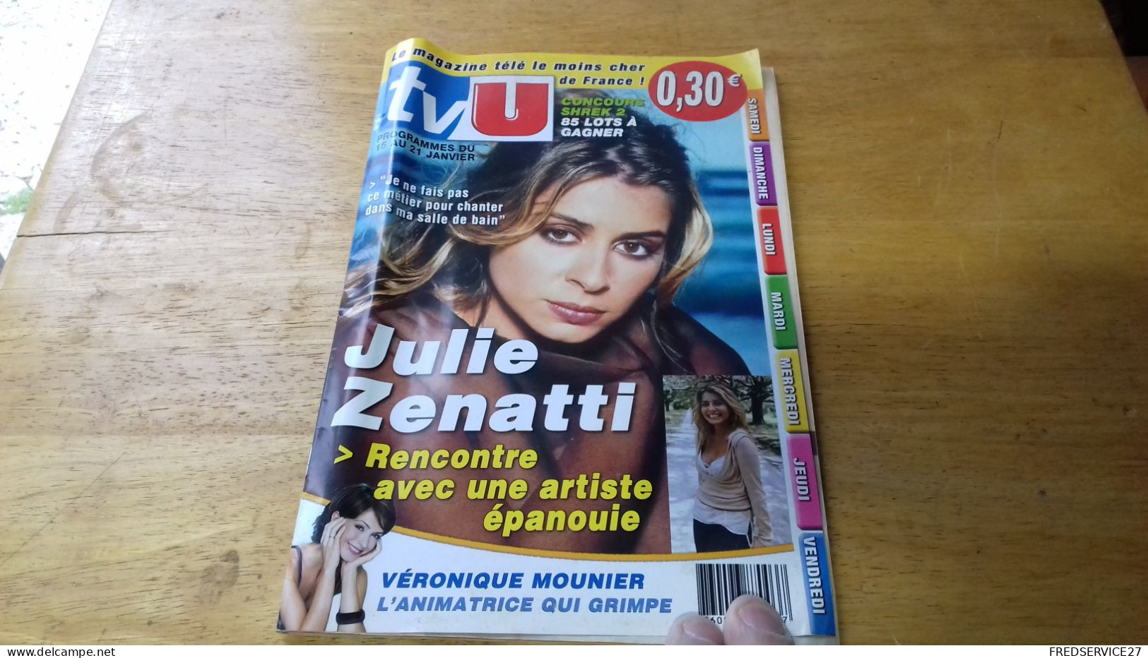 149 / TV VU N°64 2005 JULIE ZENATTI - Télévision
