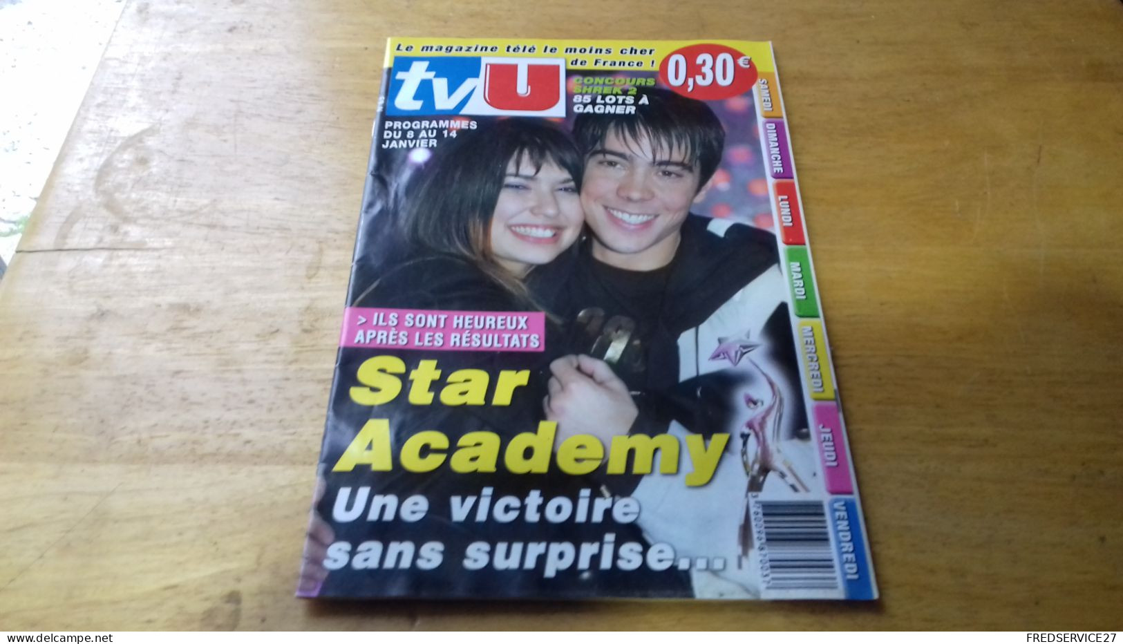 149 / TV VU N°62 2005  STAR ACADEMY - Télévision