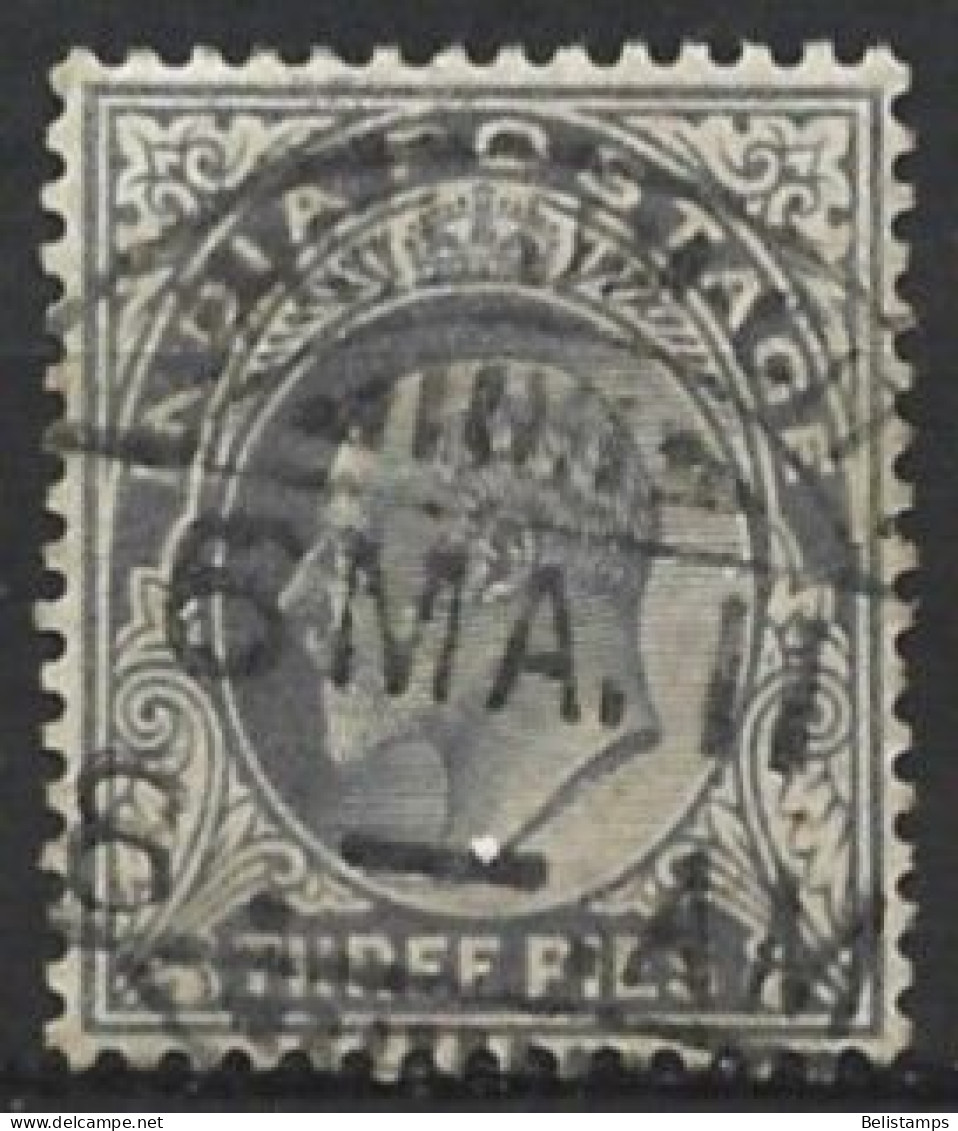 India 1902. Scott #60 (U) King Edouard VII - 1902-11 Koning Edward VII