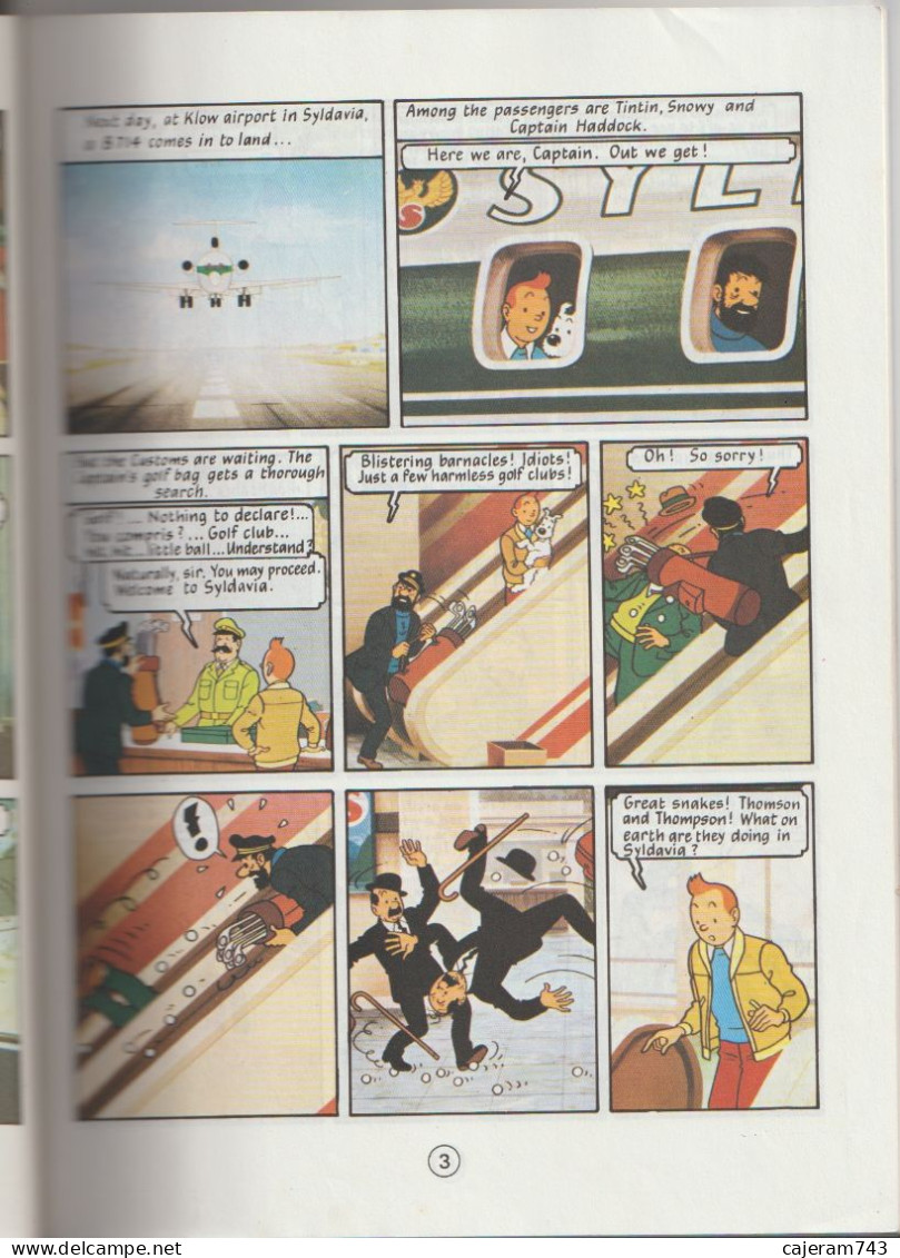 TINTIN And The LAKE OF SHARKS. Et Le Lac Aux Requins. HERGE. Langue ANGLAIS - Sonstige & Ohne Zuordnung