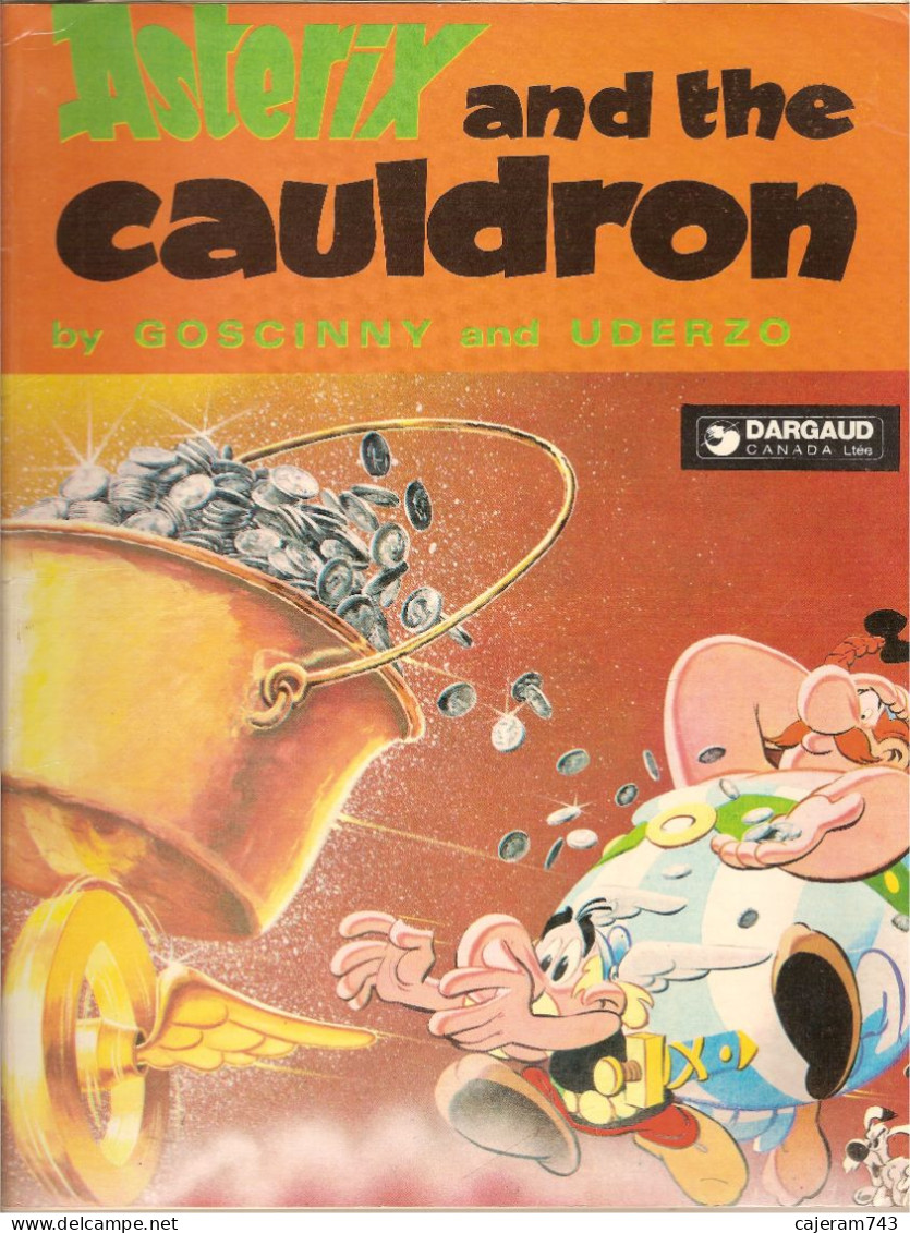 ASTERIX And The Cauldron - Et Le Chaudron. GOSCINNY - UDERZO.  CANADA En ANGLAIS - OBELIX, IDEFIX - Autres & Non Classés