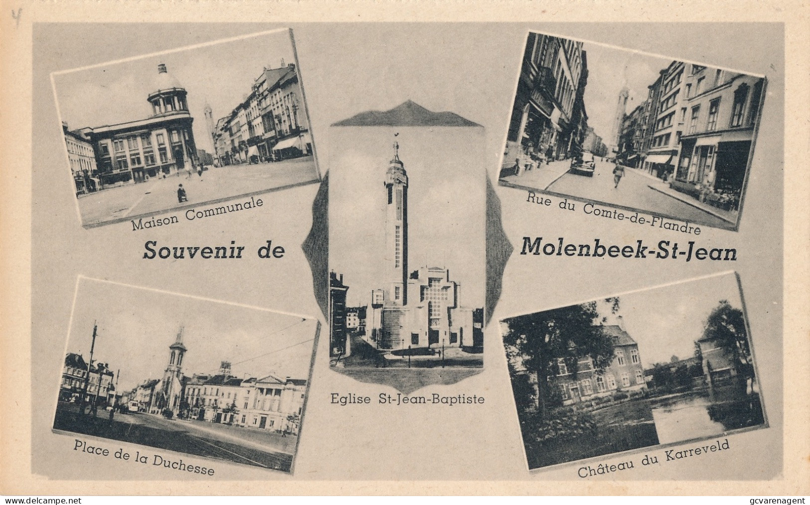 SOUVENIR DE MOLENBEEK ST JEAN           ZIE SCANS - St-Jans-Molenbeek - Molenbeek-St-Jean