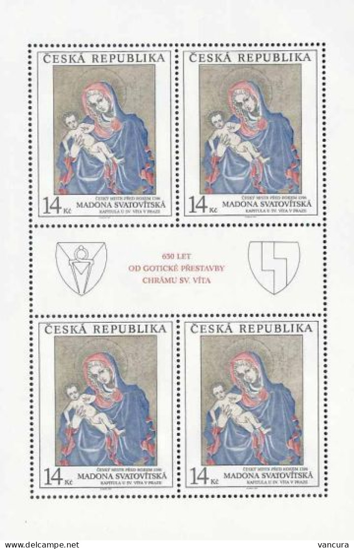 ** 59 Czech Republic St Vitus Madonna 1994 - Madonna