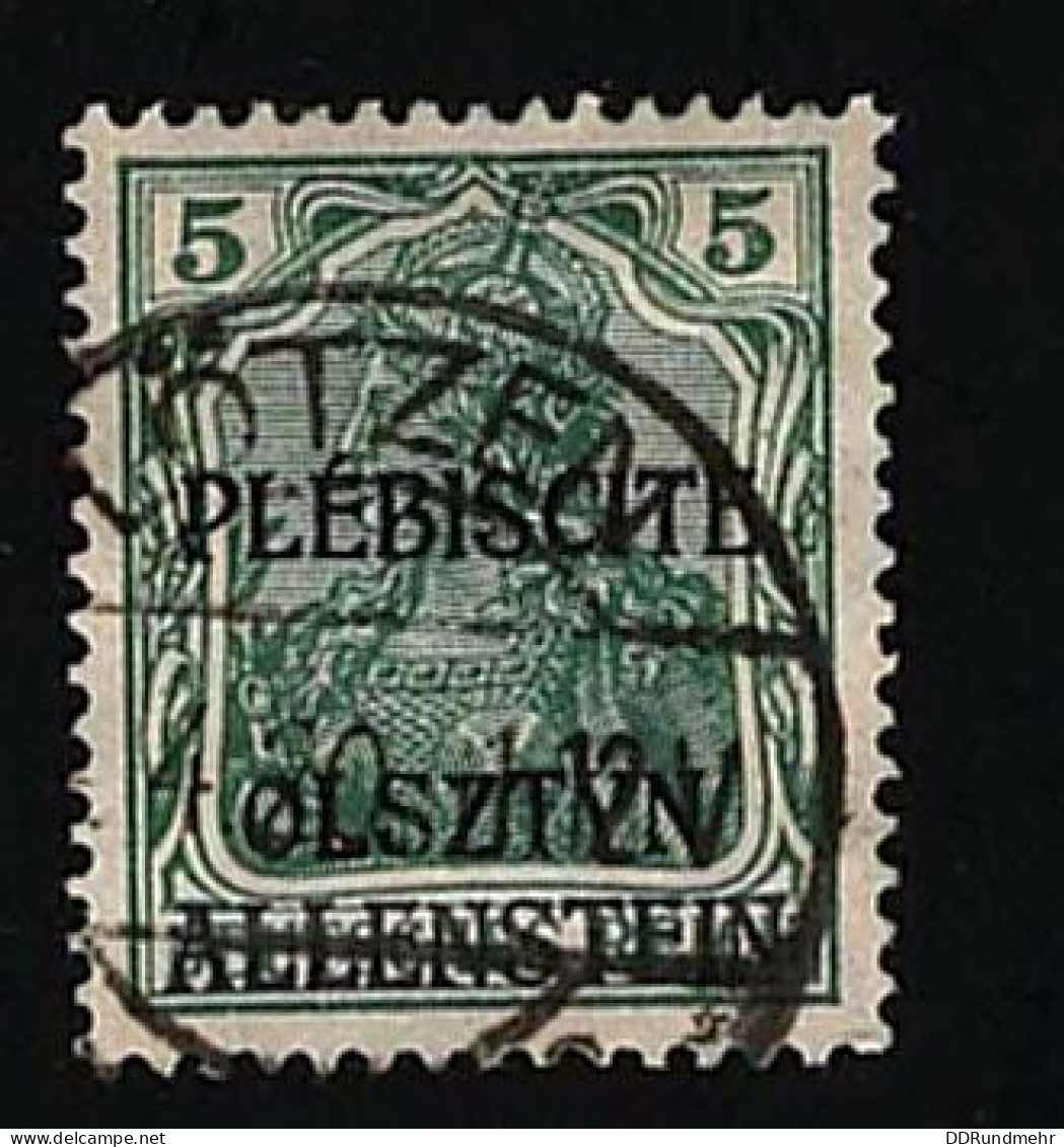 1920 Germania  Michel DR-AL 1 Stamp Number DR-AL 1 Yvert Et Tellier DR-AL 1 Stanley Gibbons DR-AL 1 Used - Allenstein