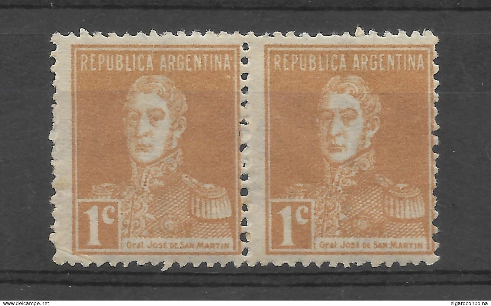 ARGENTINA 1927 San Martin Military History 1c Scott 363 Michel 307 MNH - Nuevos