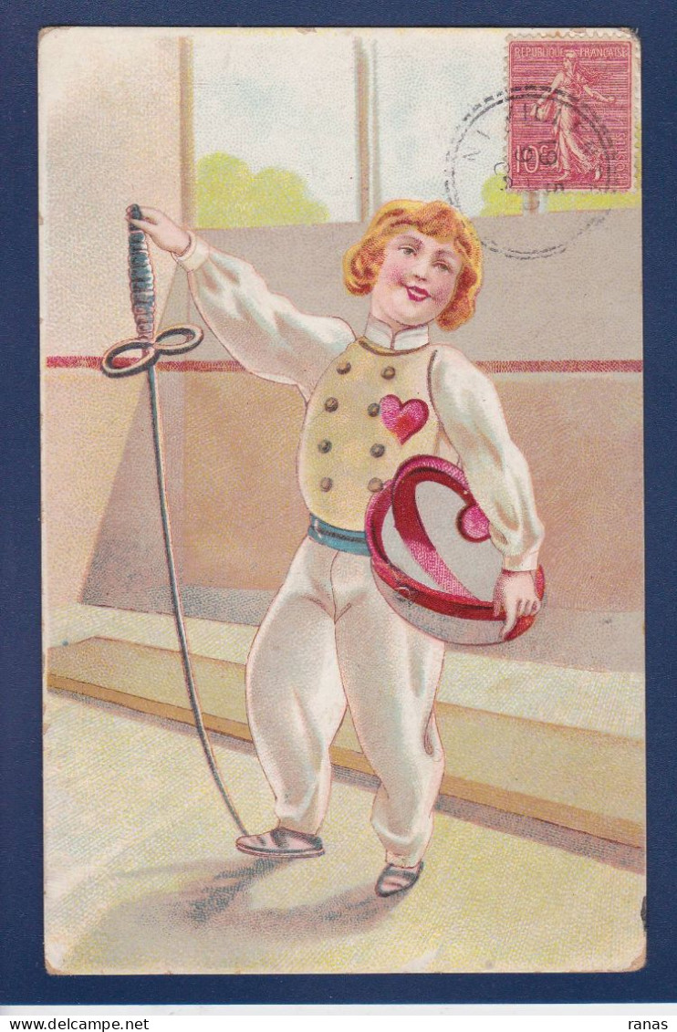 CPA Escrime Enfant Circulée - Fencing