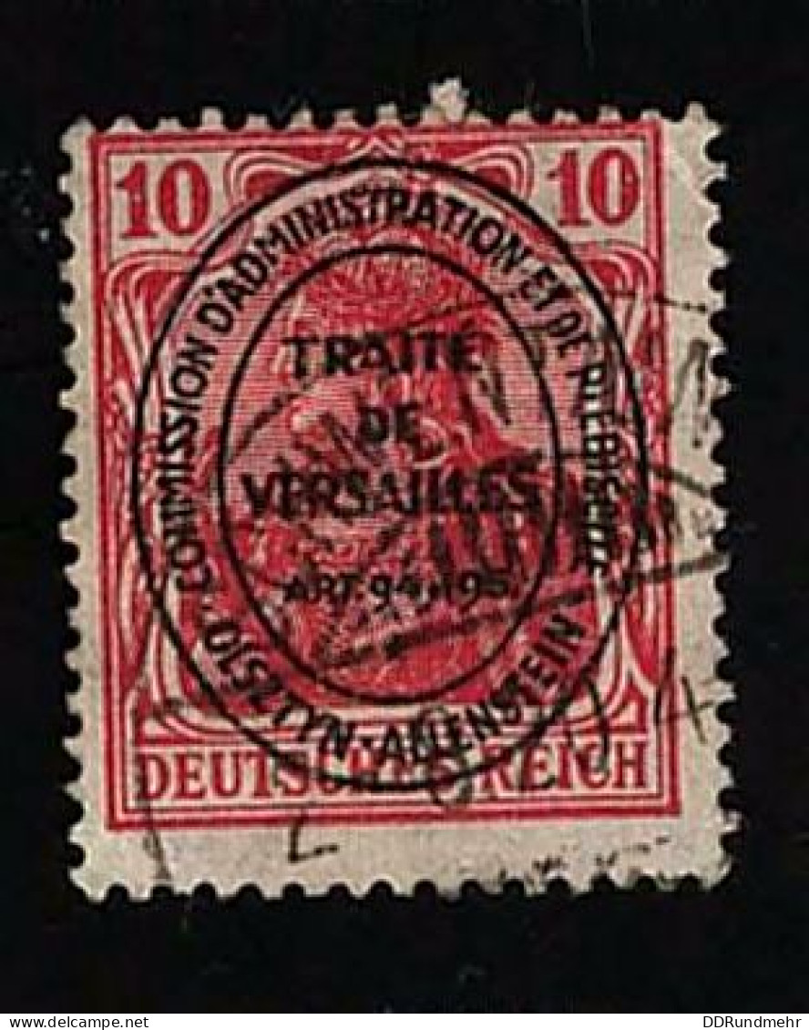 1920 Germania Michel DR-AL 16 Stamp Number DR-AL 16 Yvert Et Tellier DR-AL 16 Stanley Gibbons DR-AL 16 Used - Allenstein