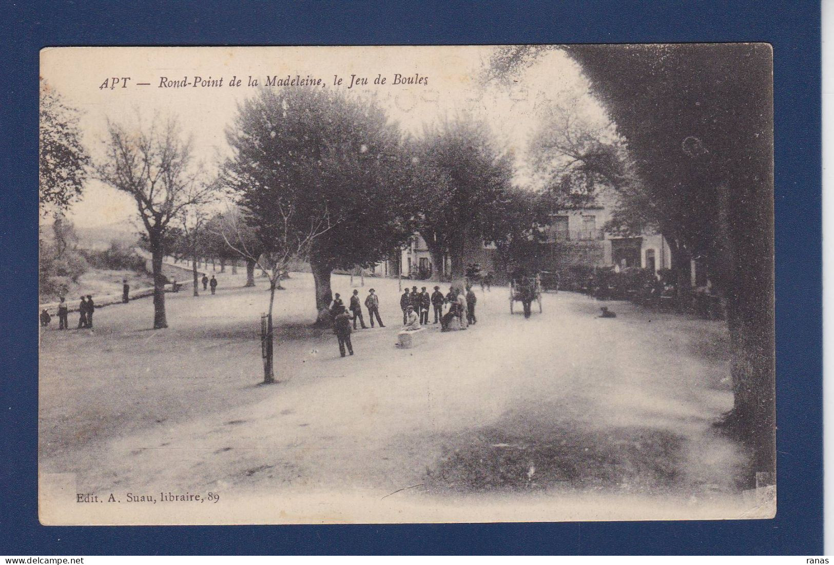 CPA Jeux De Boules Pétanque Circulé APT - Boule/Pétanque