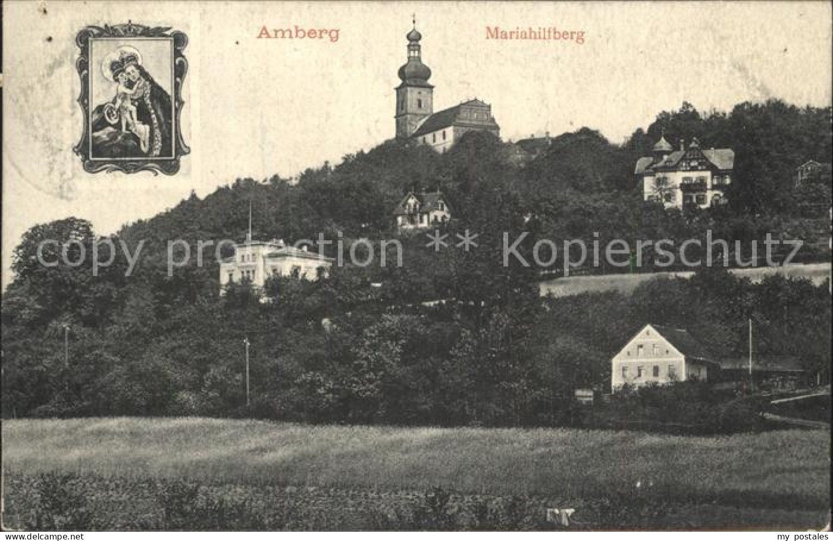 42325587 Amberg Oberpfalz Mariahilfberg Wallfahrtskirche Amberg Oberpfalz - Amberg