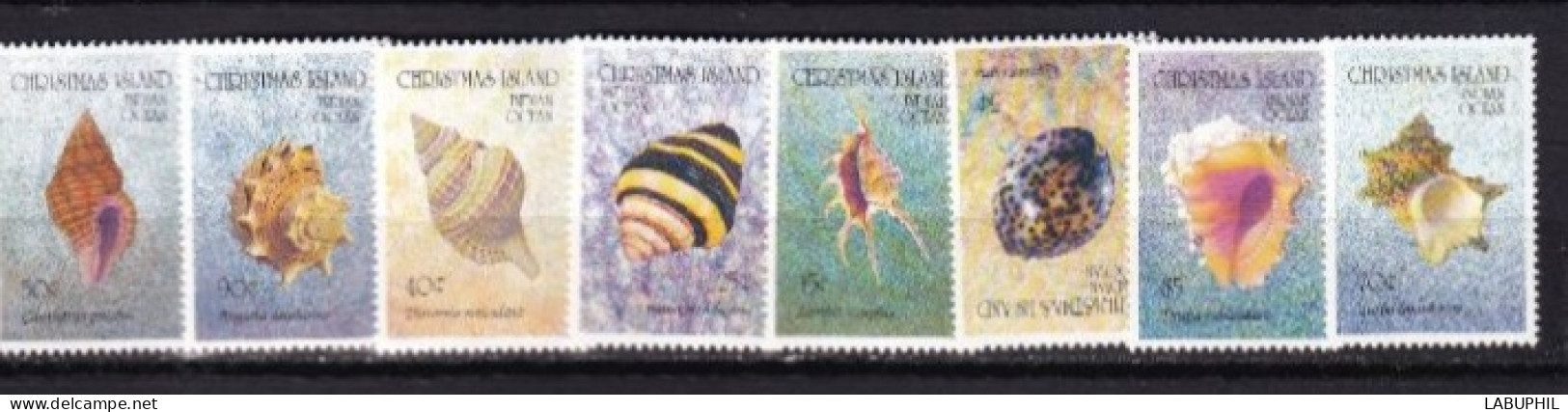 CHRISTHMAS ISLAND  MNH  ** 1992 Faune Coquillages - Christmas Island