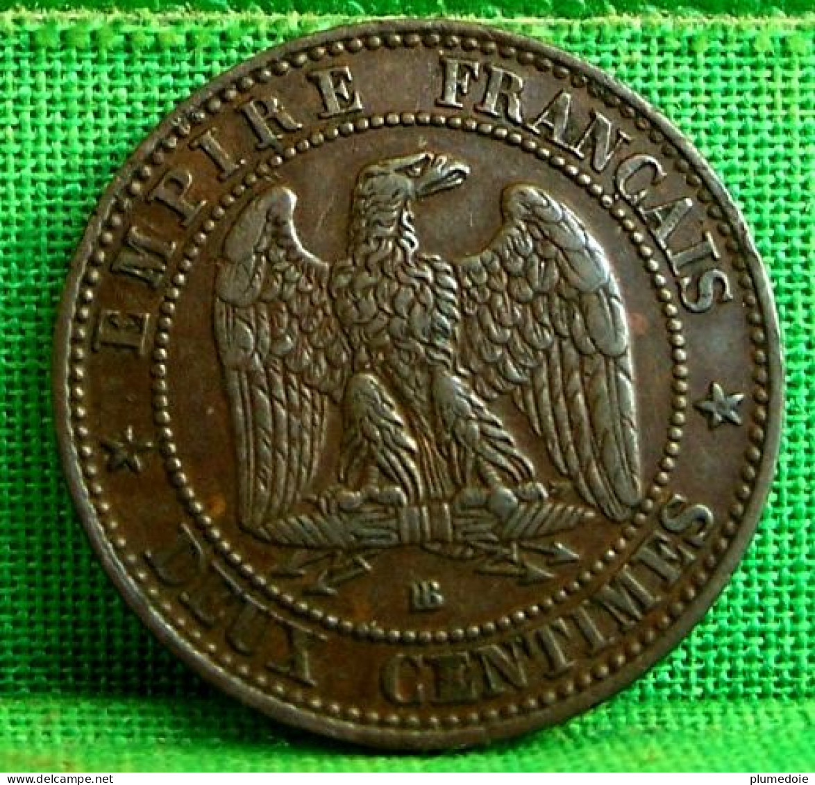 MONNAIE NAPOLEON III, UN CENTIME 1854 BB STRASBOURG  ,   Old FRANCE COIN - 1 Centime