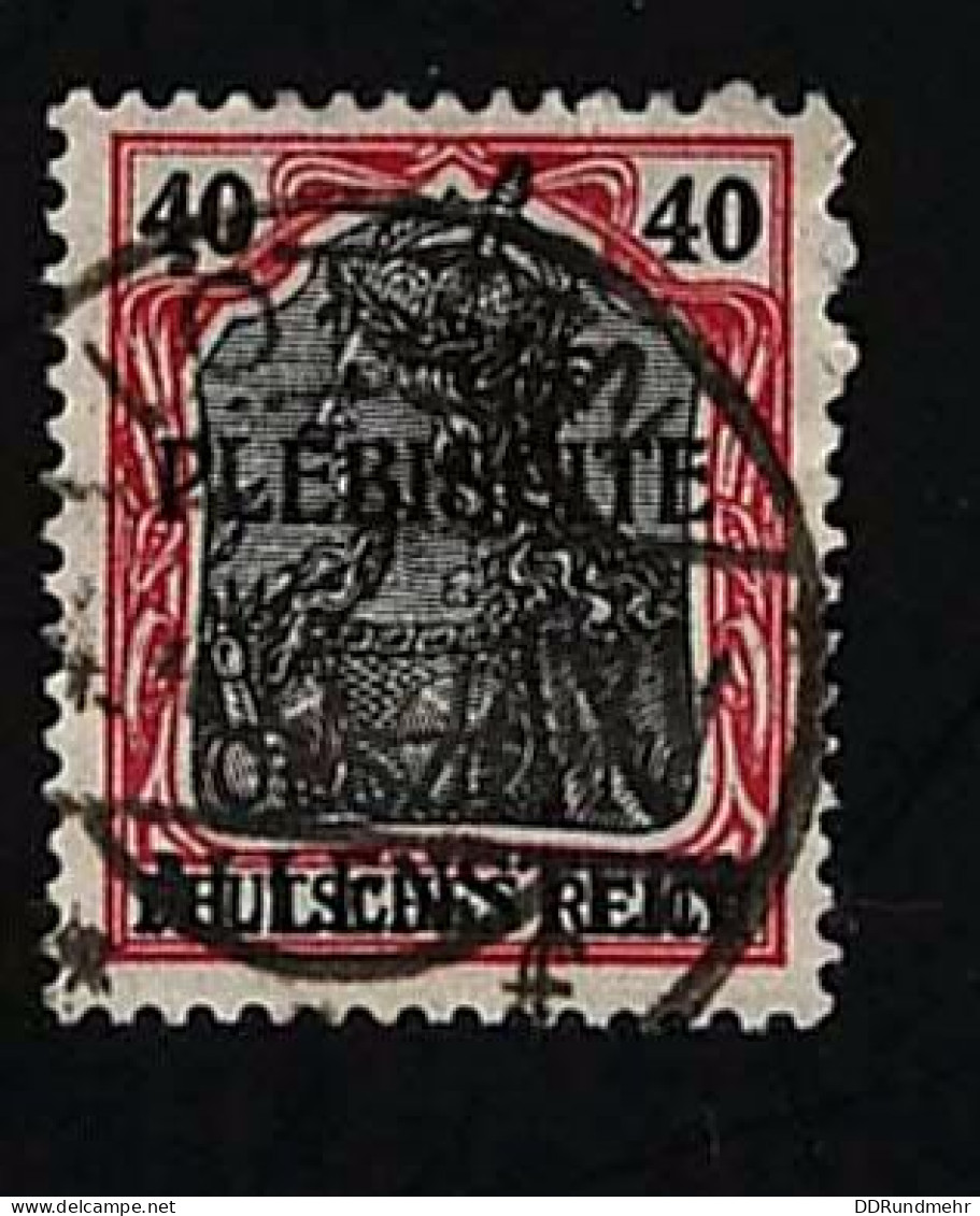 1920 Germania Michel DR-AL 7 Stamp Number DR-AL 7 Yvert Et Tellier DR-AL 7 Stanley Gibbons DR-AL 7 Used - Allenstein