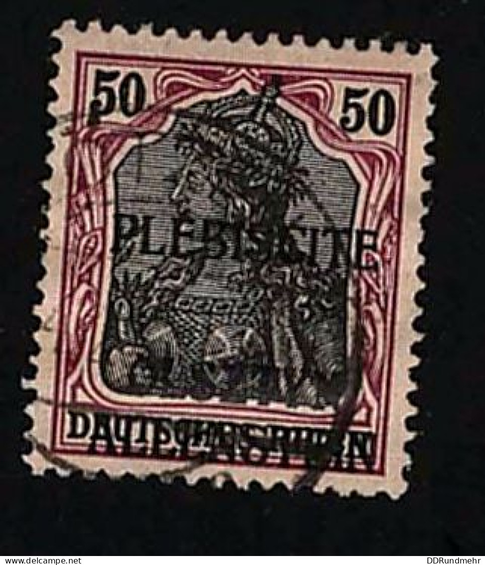 1920 Germania  Michel DR-AL 8 Stamp Number DR-AL 8 Yvert Et Tellier DR-AL 8 Stanley Gibbons DR-AL 8 Used - Allenstein