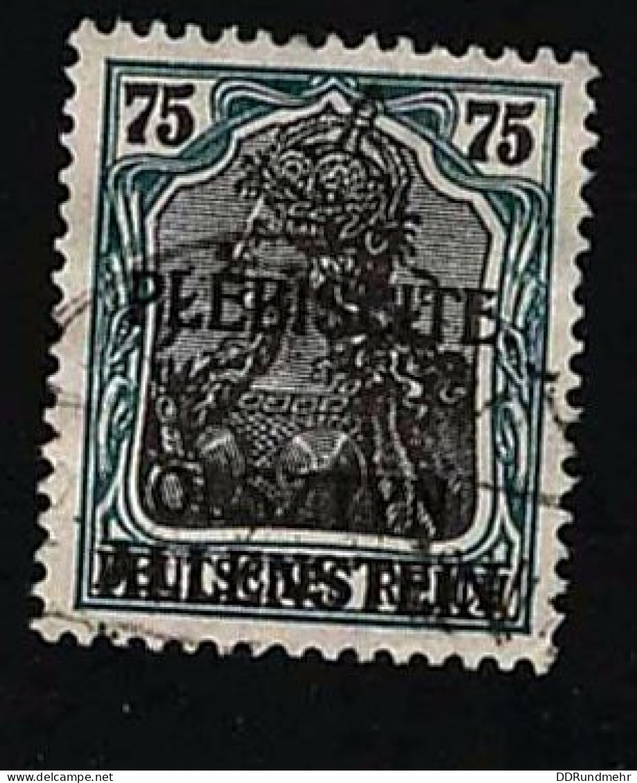 1920 Germania Michel DR-AL 9 Stamp Number DR-AL 9 Yvert Et Tellier DR-AL 9 Stanley Gibbons DR-AL 9 Used - Allenstein