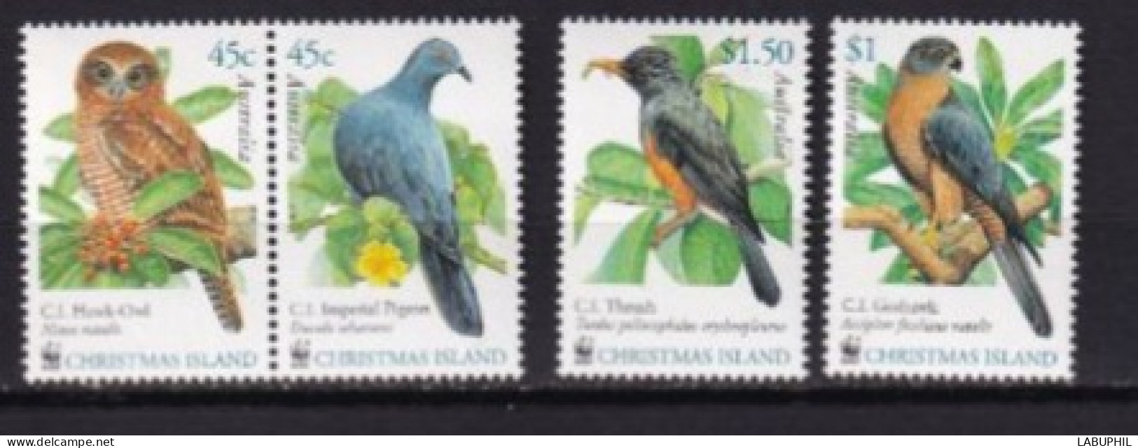 CHRISTHMAS ISLAND  MNH  ** 2002 Faune Oiseaux Birds - Christmas Island