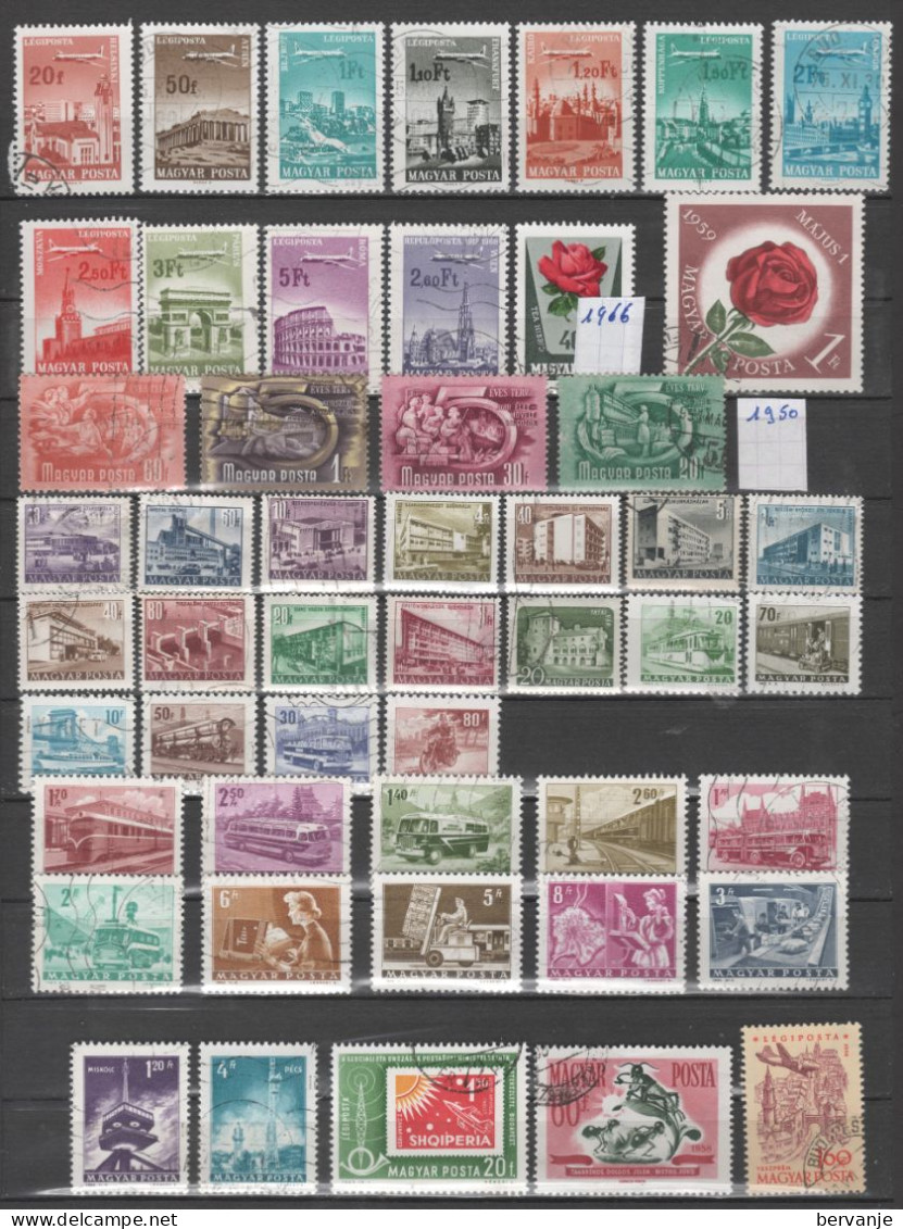 Vrac De Timbres De Hongrie Toutes époques - Collections