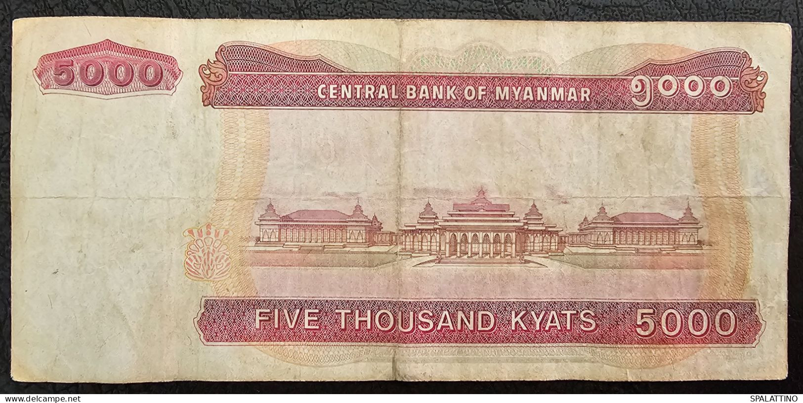 MYANMAR- 5000 KYATS 2014. ELEPHANT NOTE - Myanmar