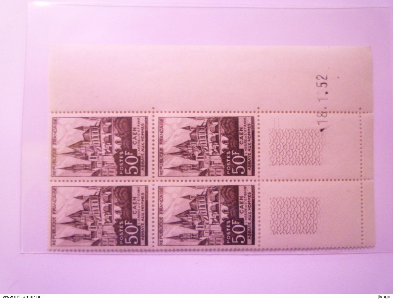 2024 - 345  COIN DATE  -  N°917   XXX - 1950-1959