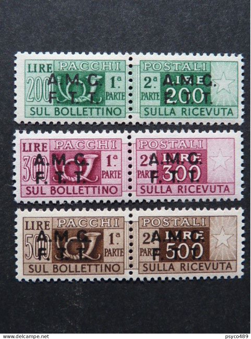 ITALIA Trieste -1945-54- "Collezione quasi completa" MNH** & USº (descrizione)