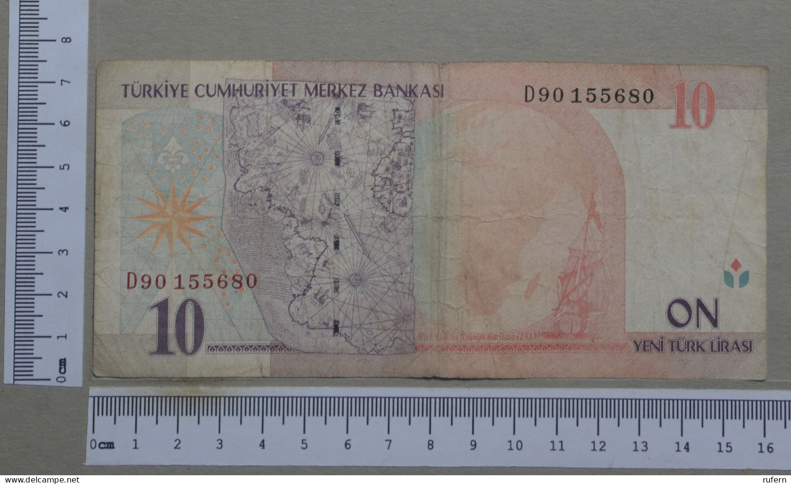 TURKEY  - 10 - LIRA - 2 SCANS  - (Nº57849) - Türkei