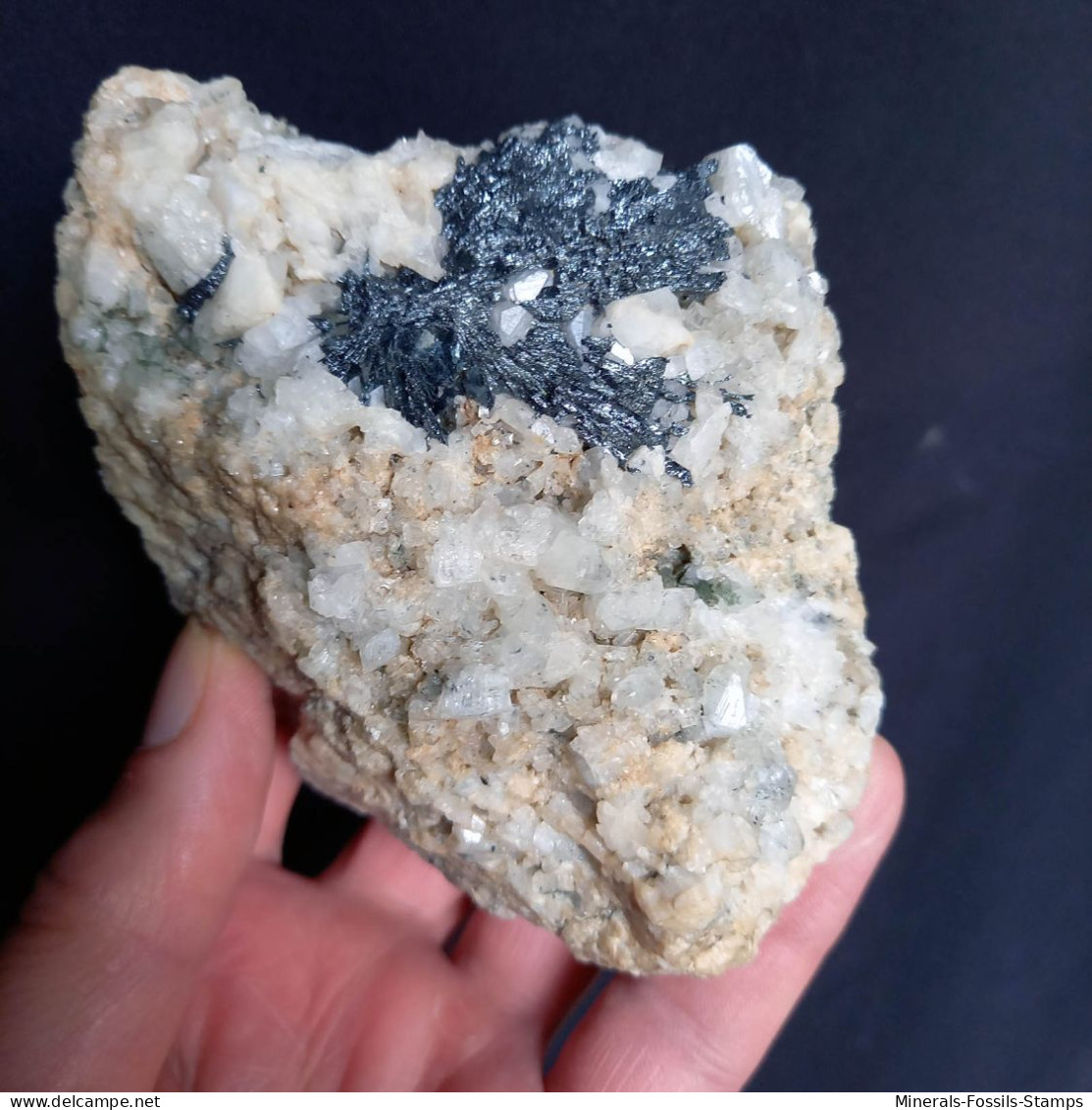 #1.58 - ADULARIA Con EMATITE XX (St Gotthard, Leventina, Ticino, Svizzera) - Mineralen