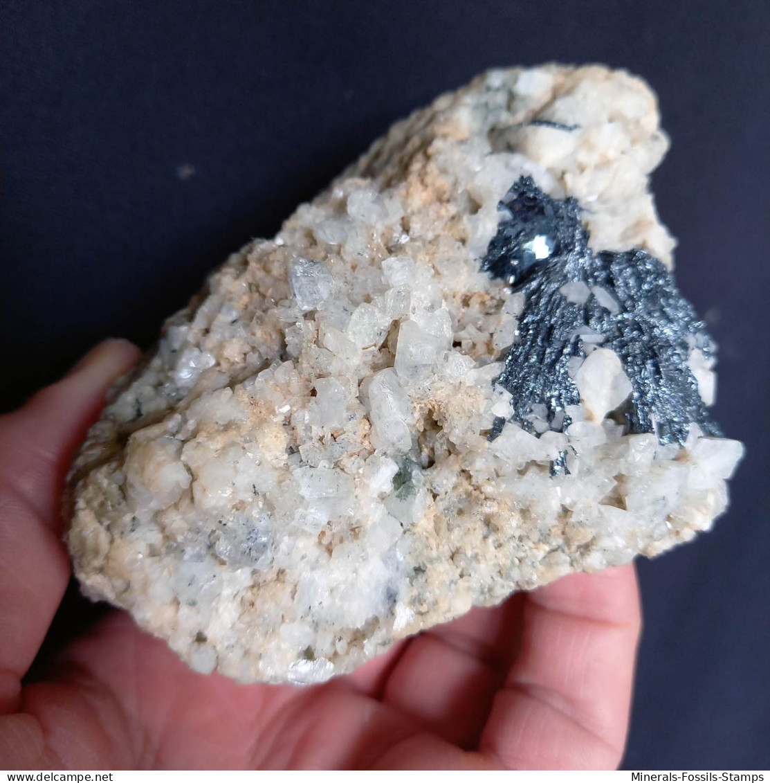 #1.58 - ADULARIA Con EMATITE XX (St Gotthard, Leventina, Ticino, Svizzera) - Minerals