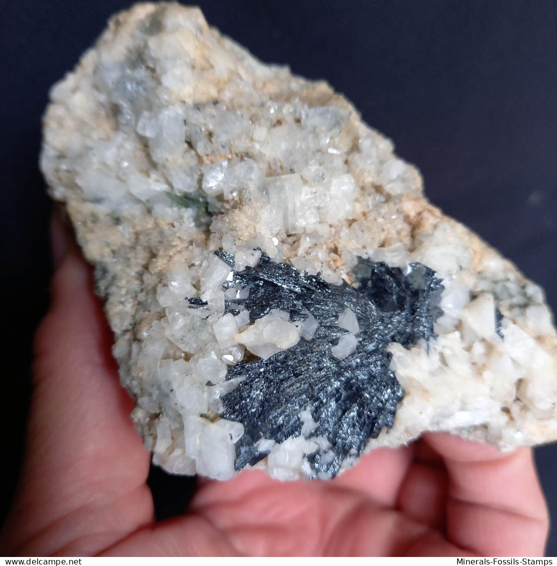 #1.58 - ADULARIA Con EMATITE XX (St Gotthard, Leventina, Ticino, Svizzera) - Mineralien